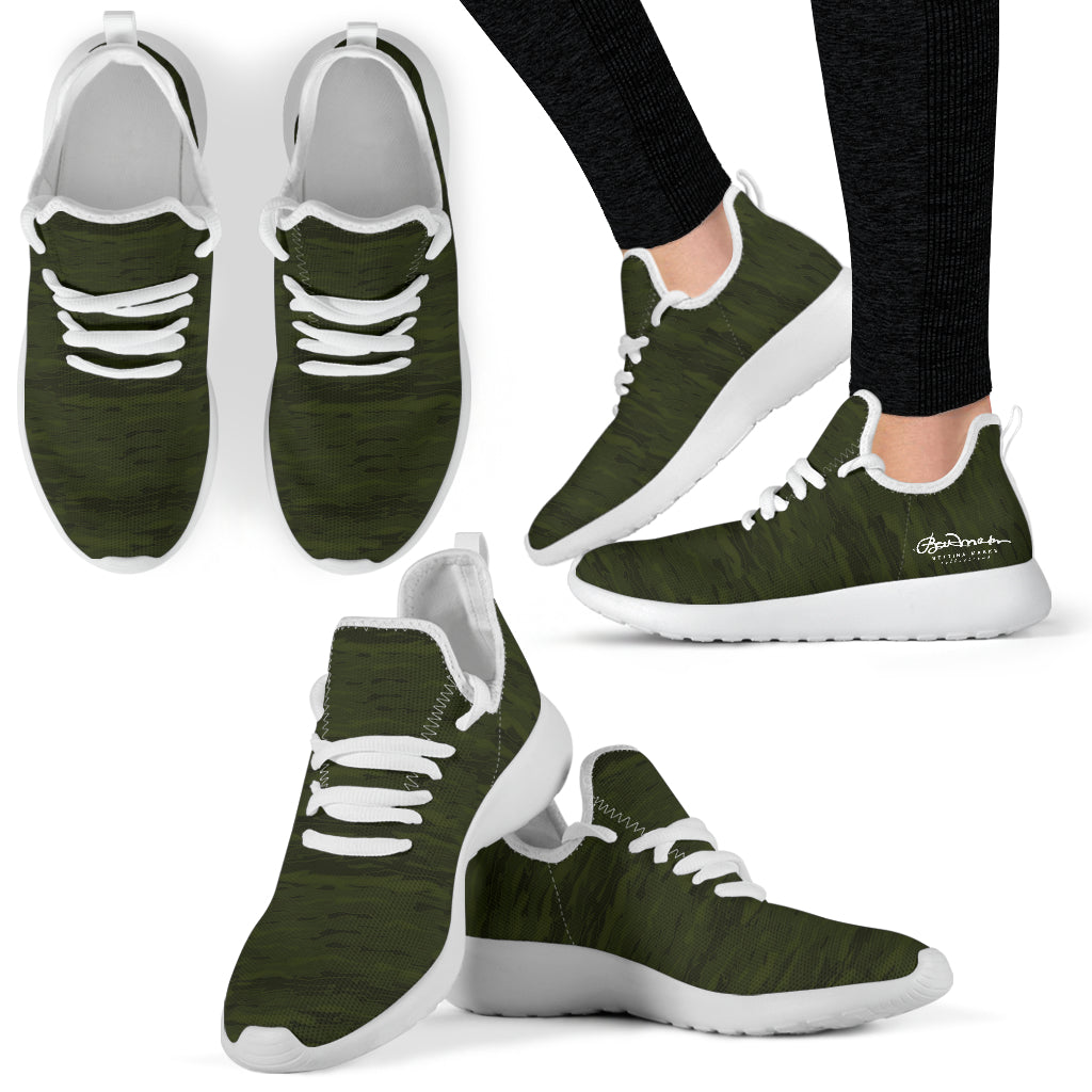 Army Camouflage Lava Mesh Knit Sneakers