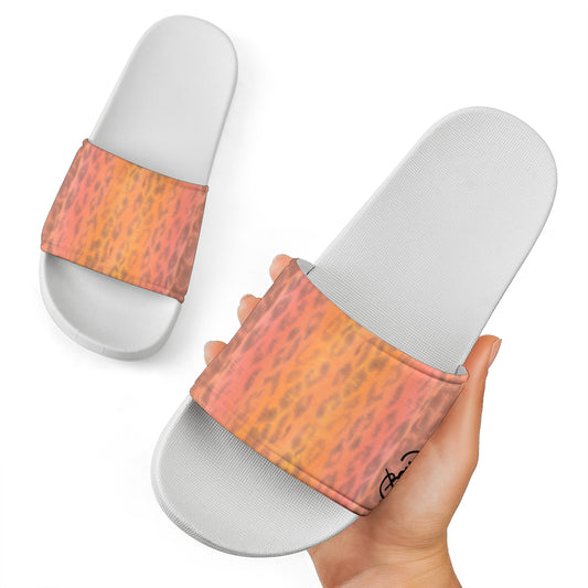 Ombre Leopard Slide Sandal