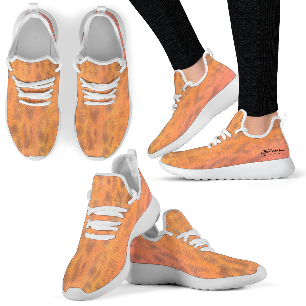 Ombre Leopard Mesh Knit Sneakers