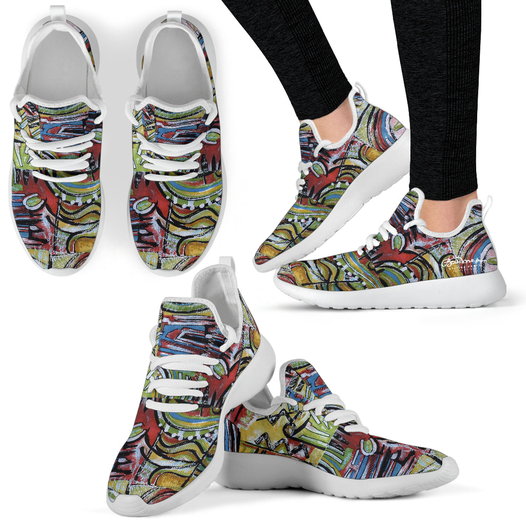 Whirl Wind Mesh Knit Sneakers