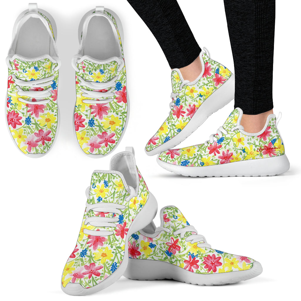 Wildflower Mesh Knit Sneakers