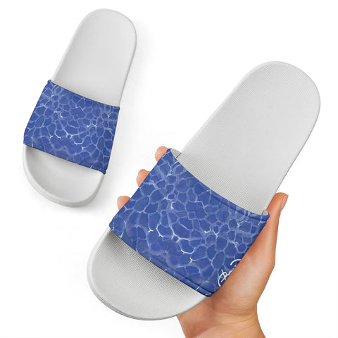 Blue Pool Slide Sandal
