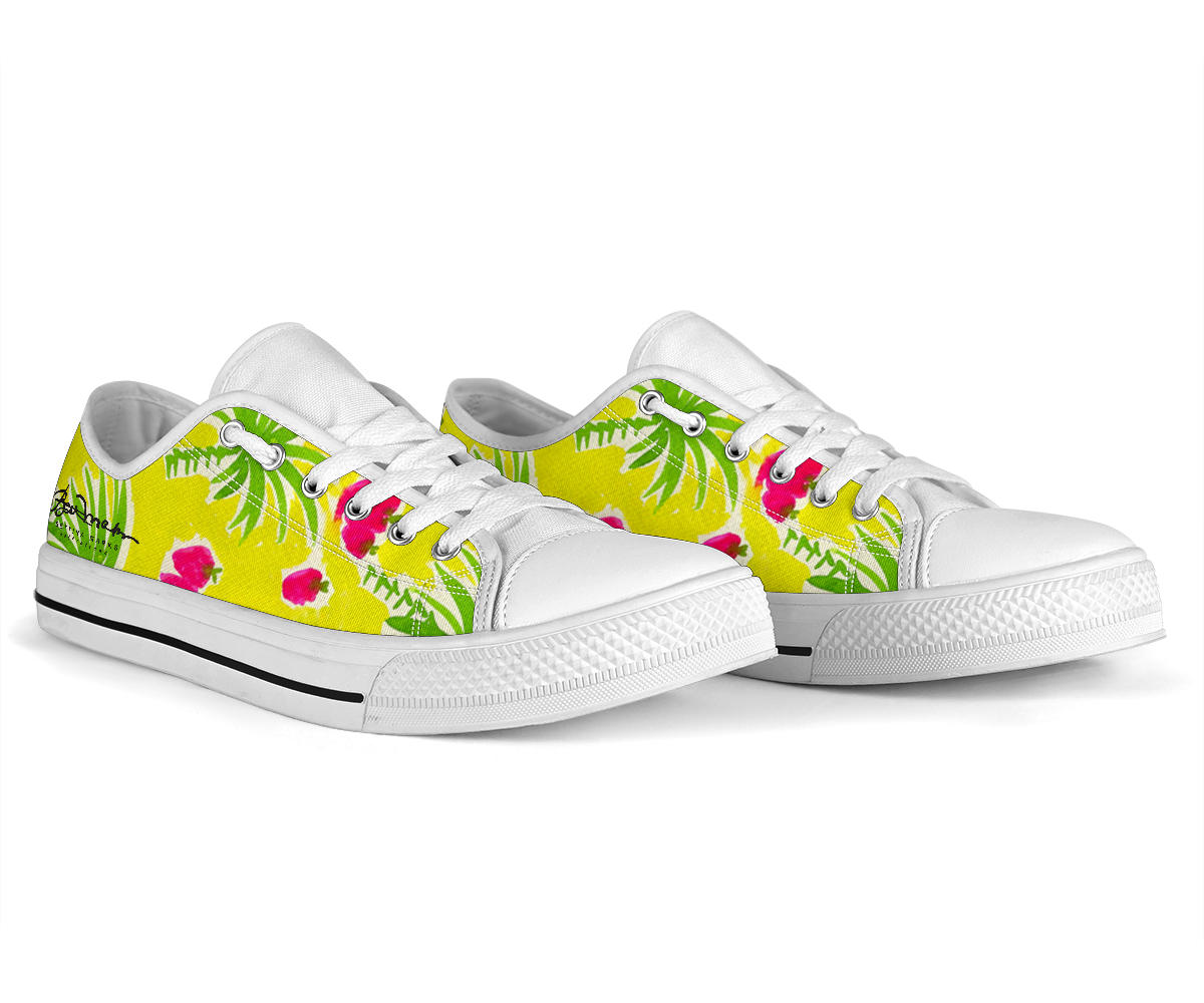 Strawberry Tropic Low Top Sneakers