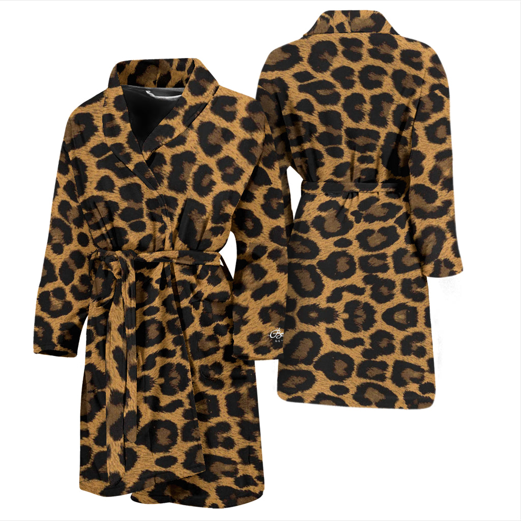 Leopard Bath Robe - Men