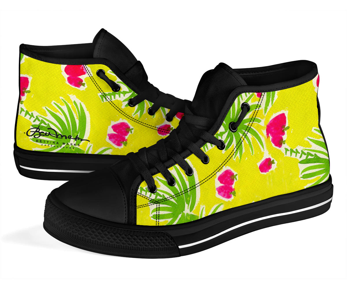 Strawberry Tropic High Top Sneakers