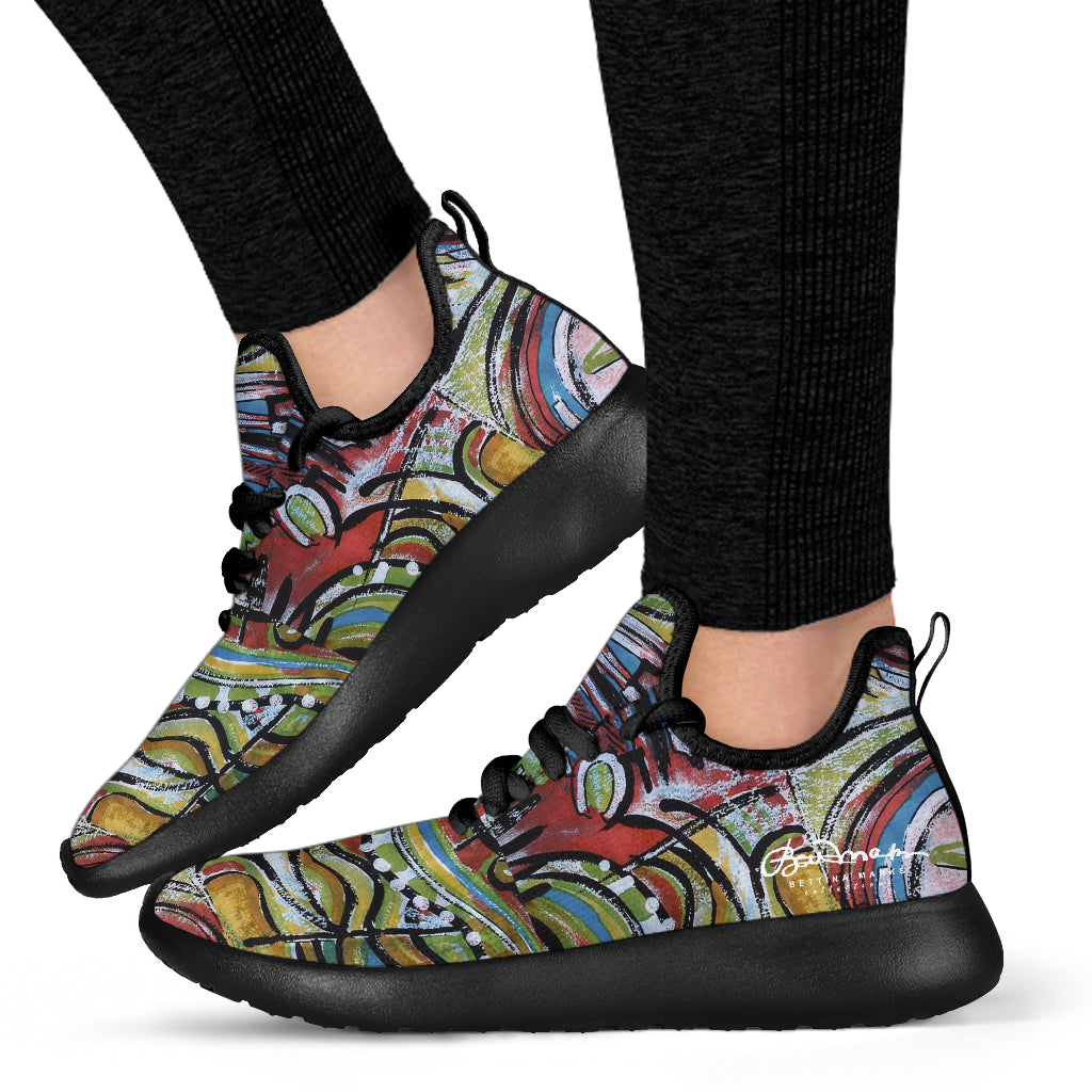 Whirl Wind Mesh Knit Sneakers