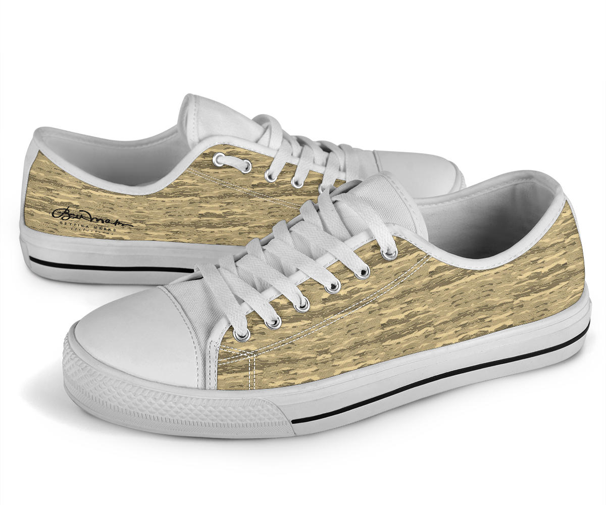 Sand Lava Camouflage Low Top Sneakers