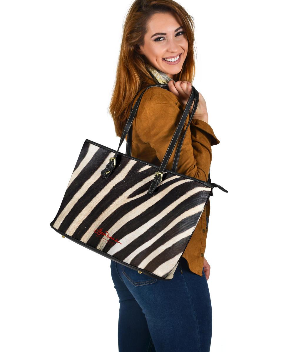 Wild (select color) Zebra Large Tote Bag