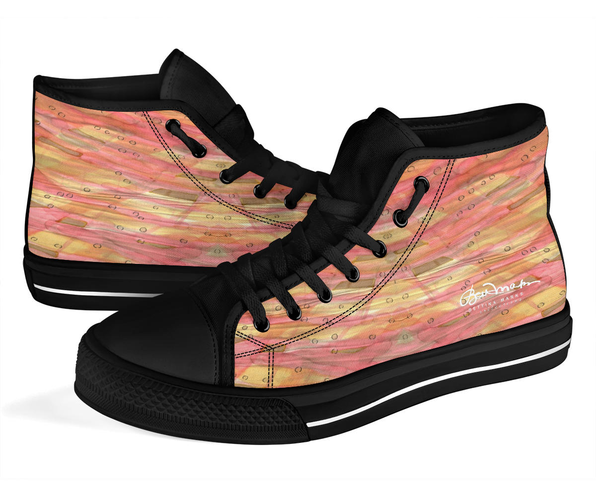 Dreamy Floral High Top Sneakers