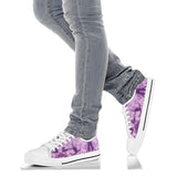 Purple Tie Dye Low Top Sneakers