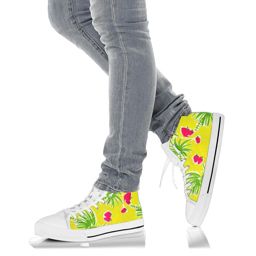 Strawberry Tropic High Top Sneakers