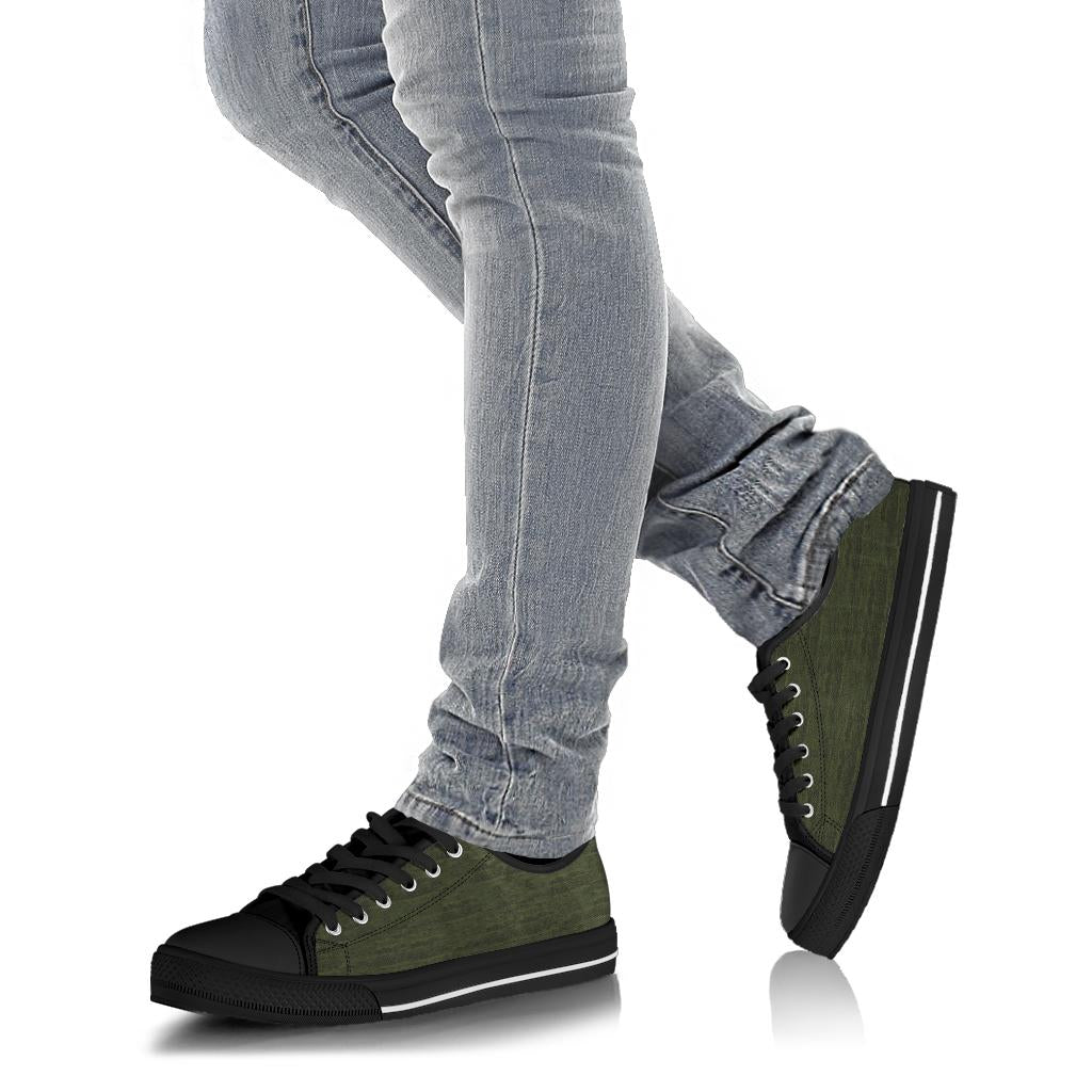 Army Camouflage Lava Low Top Sneakers