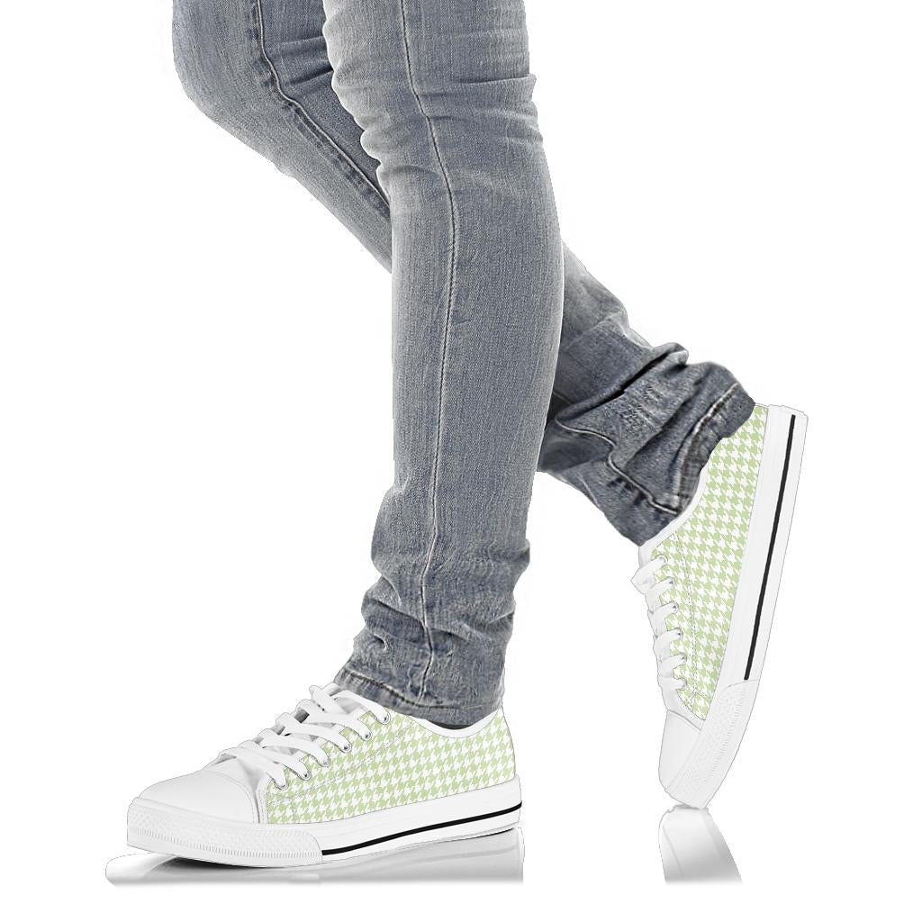 Butterfly Houndstooth Low Top Sneakers