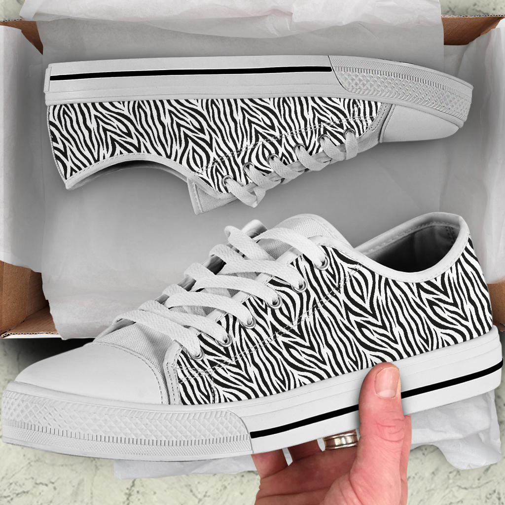 Zebra Low Top Sneakers