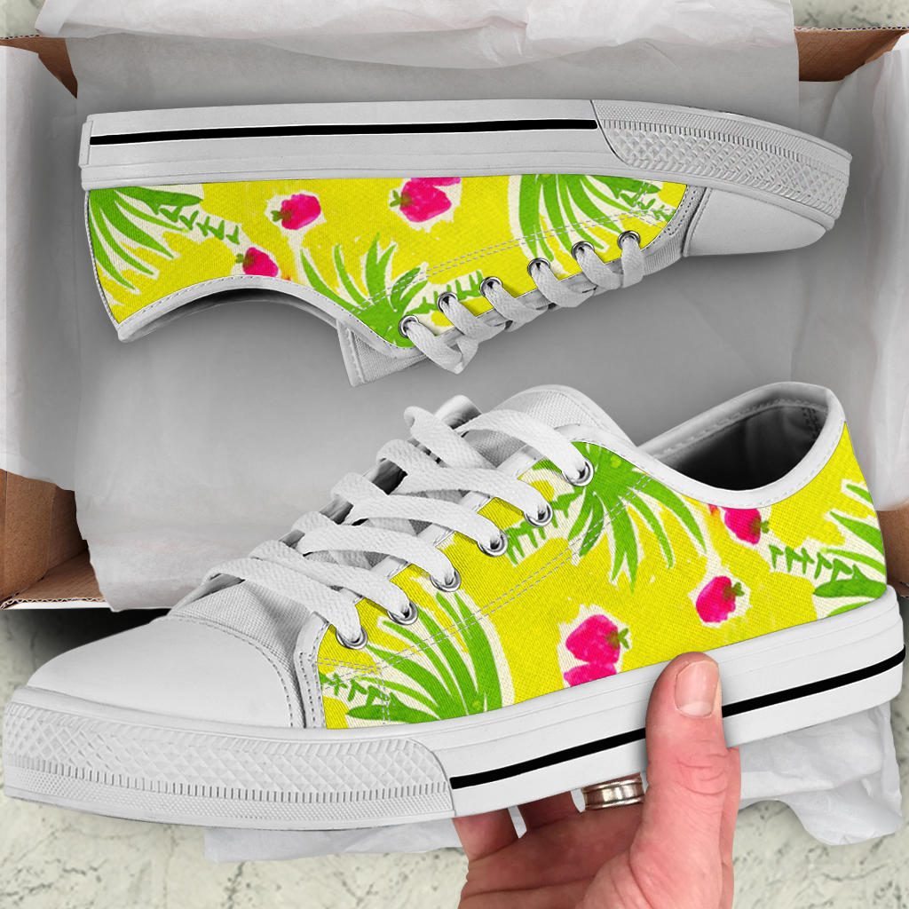Strawberry Tropic Low Top Sneakers