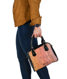 Ombre Leopard Hand Bag w Shoulder Strap