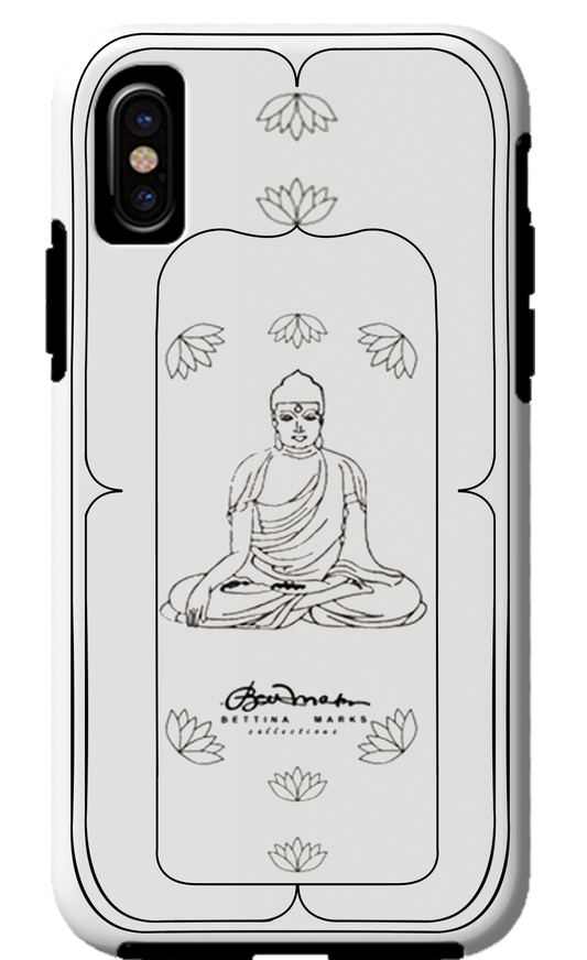 White Buddha iPhone X Tough Case