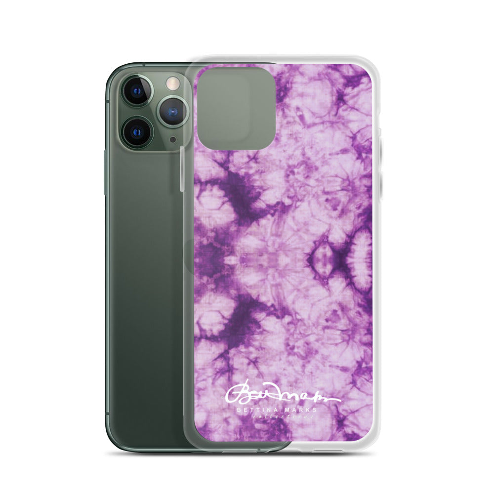 Purple Tie Dye iPhone Case (select model)