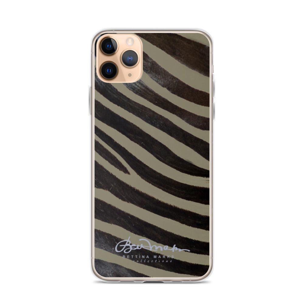 Khaki Zebra iPhone Case (select model)