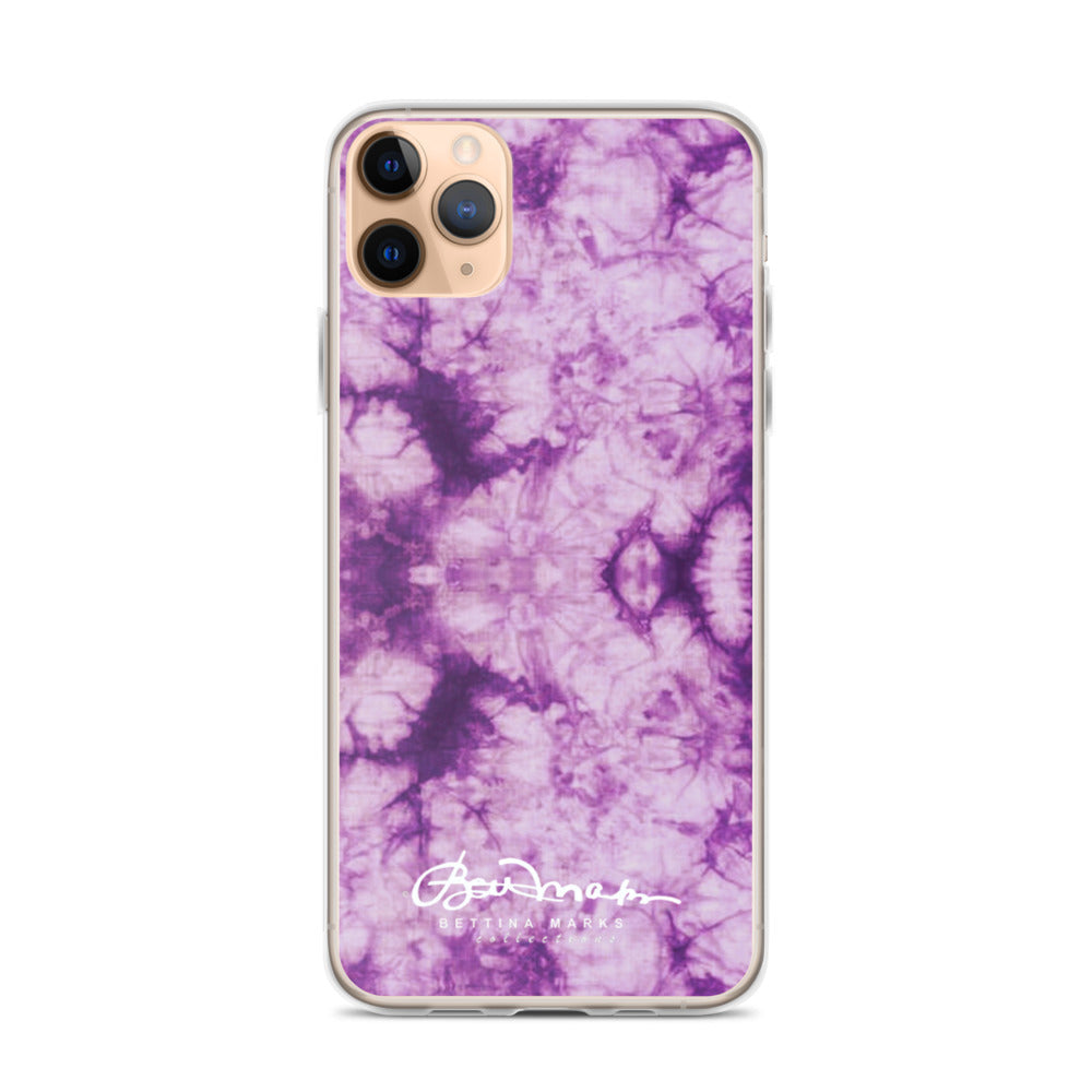 Purple Tie Dye iPhone Case (select model)