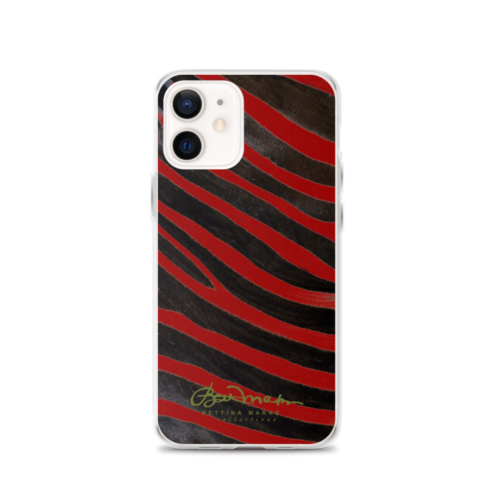 Red Zebra iPhone Case (select model)
