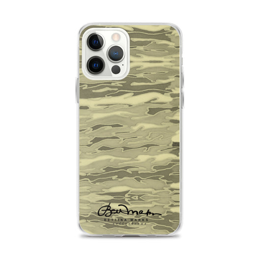 Khaki Lava Camouflage iPhone Case (select model)