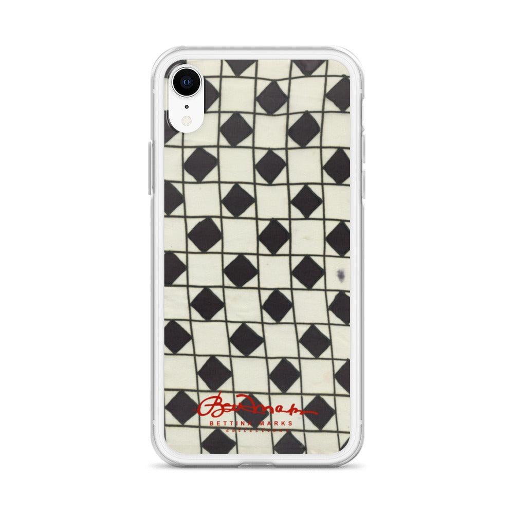 B&W Checkerboard Optical iPhone Case (select model)