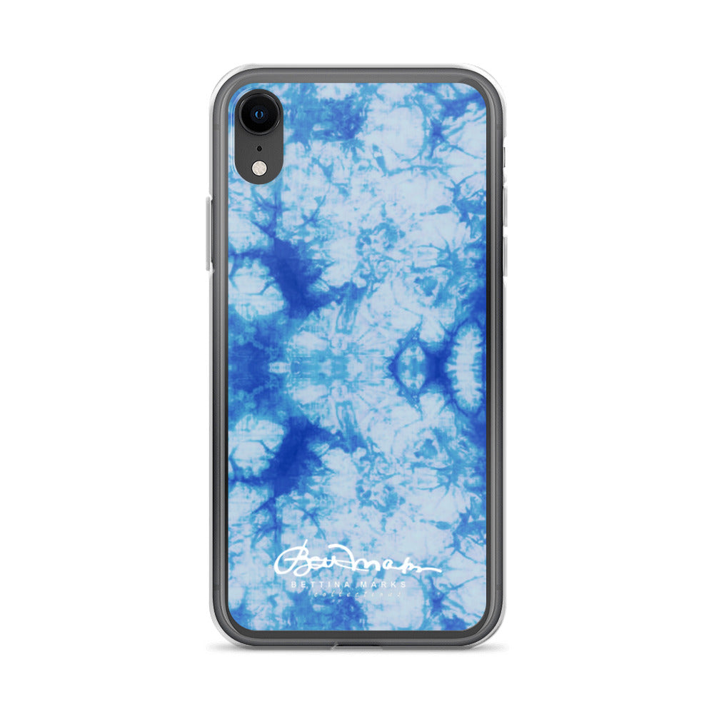 Blue Tie Dye iPhone Case (select model)