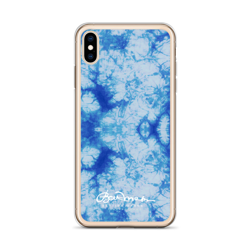 Blue Tie Dye iPhone Case (select model)