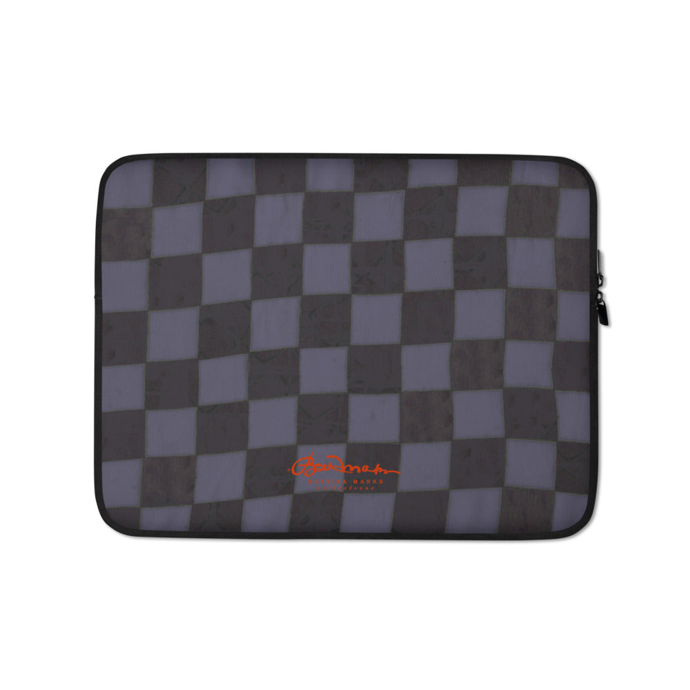 Slate Checkerboard Laptop Sleeve
