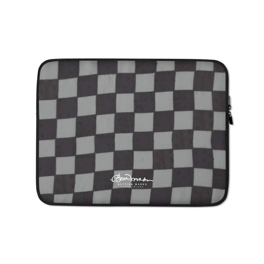 Grey Checkerboard Laptop Sleeve