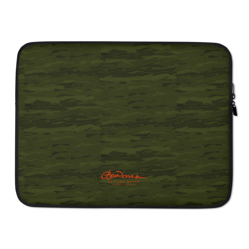 Army Camouflage Lava Laptop Sleeve