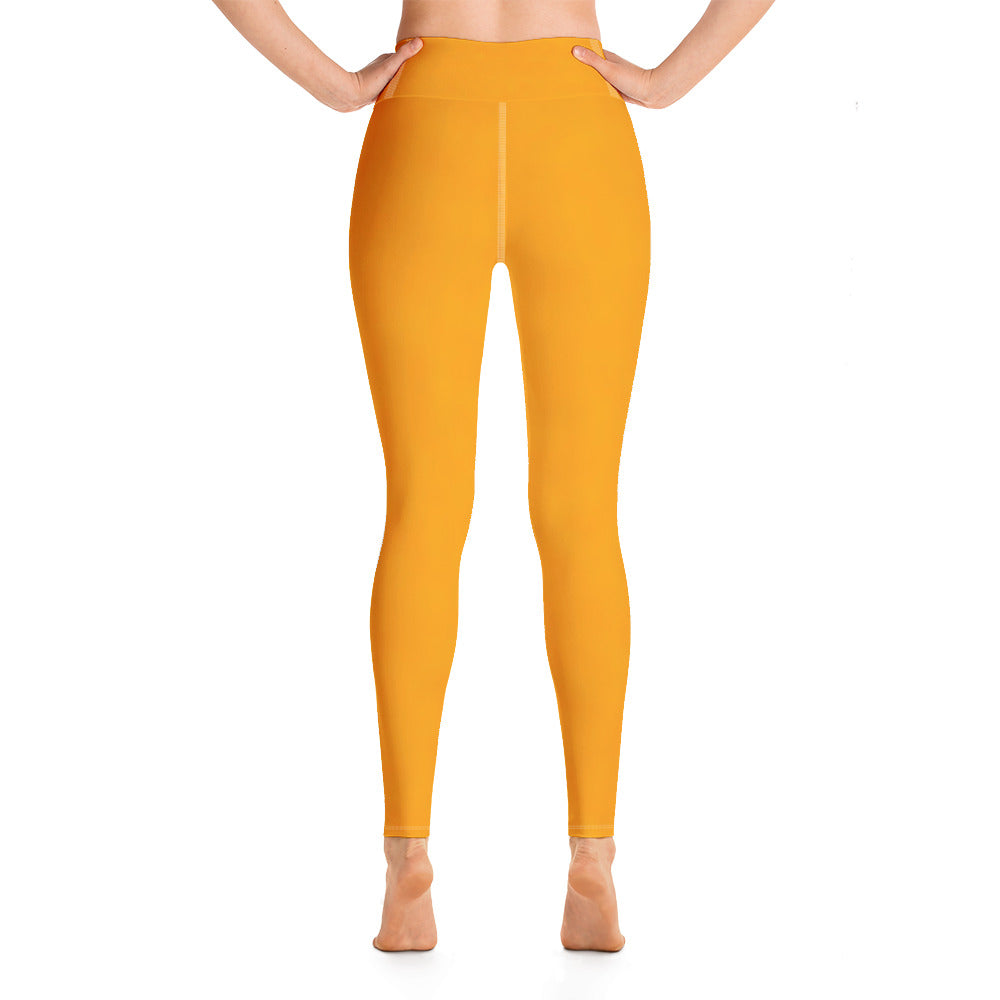 Sacral Orange Yoga Leggings