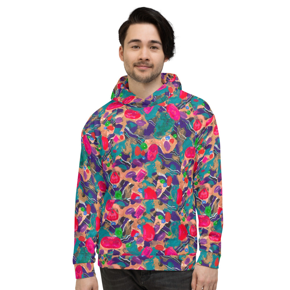 Recycled Unisex Hoodie - Jelly Bean