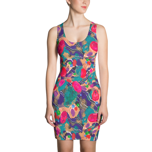 Jelly Bean Fitted Dress