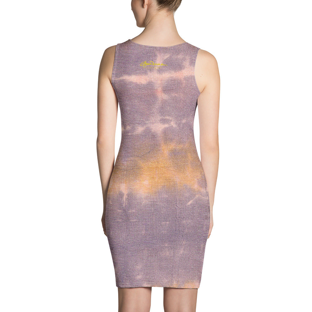 Purple Sunset Tie Dye Sublimation Cut & Sew Dress