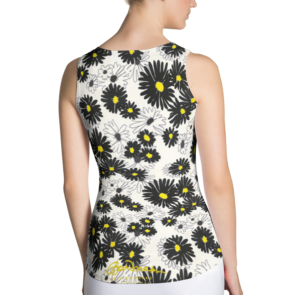 Daisy Fitted Tank Top Back