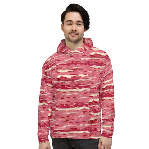 Recycled Unisex Hoodie - Pink Camouflage Lava Lamp