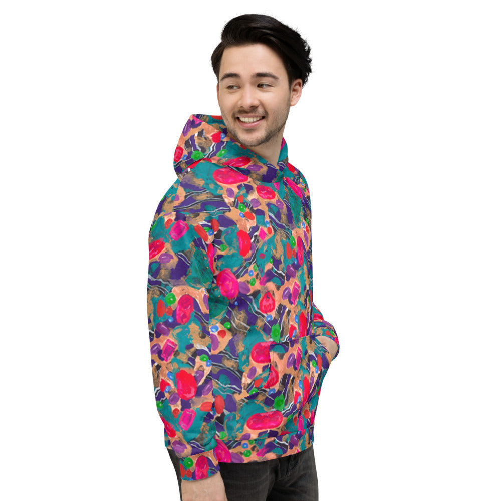 Recycled Unisex Hoodie - Jelly Bean