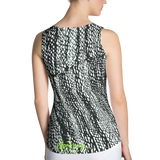 Scribbles Fitted Tank Top Back