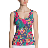 Jelly Bean Fitted Tank Top Front