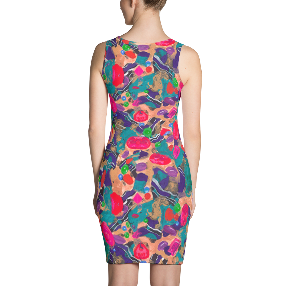 Jelly Bean Fitted Dress