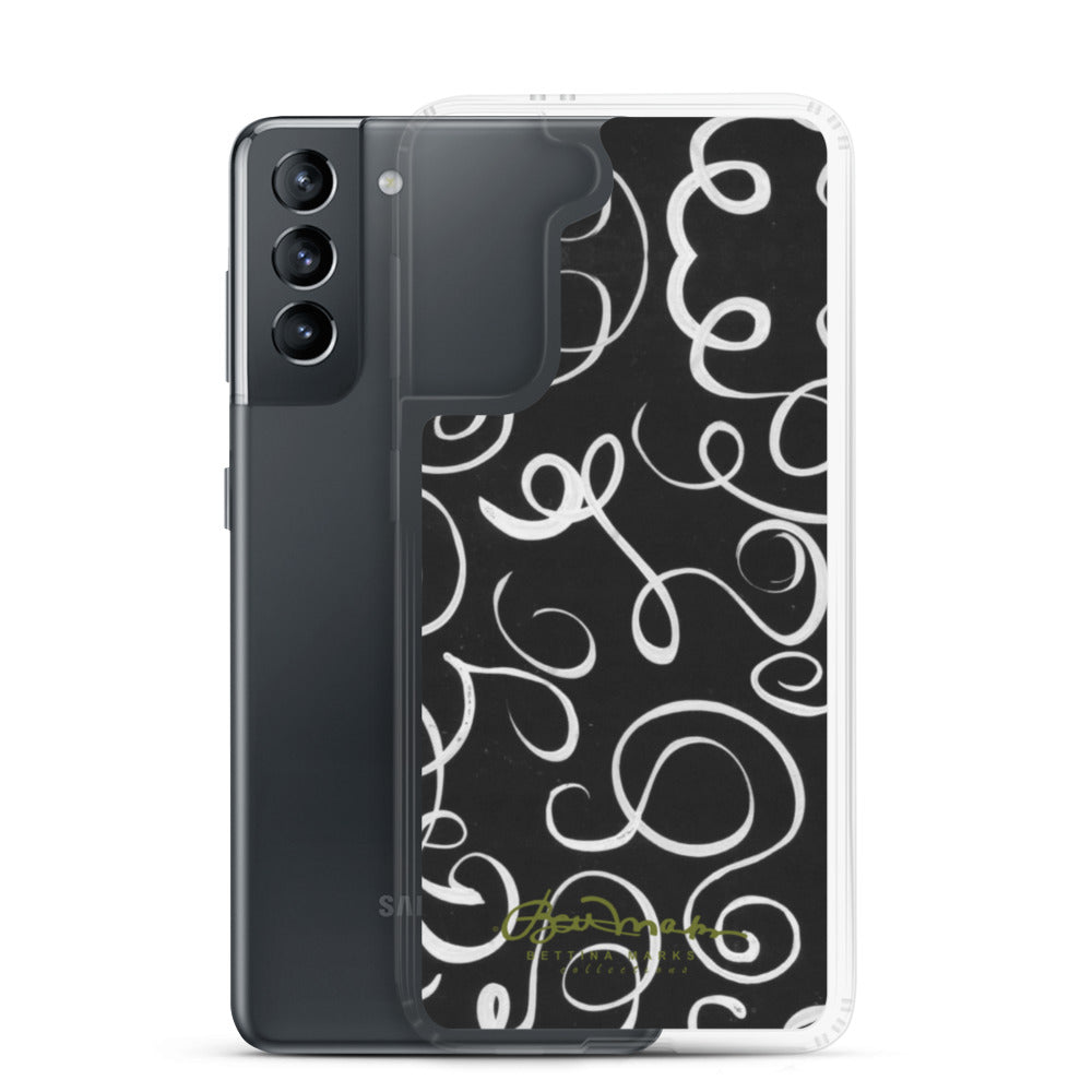 B&W Squiggles Samsung Case (select model)