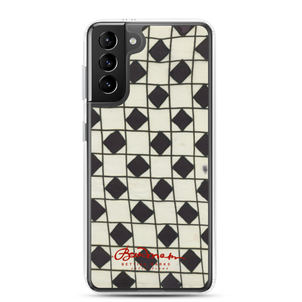 B&W Checkerboard Optical Samsung Case (select model)