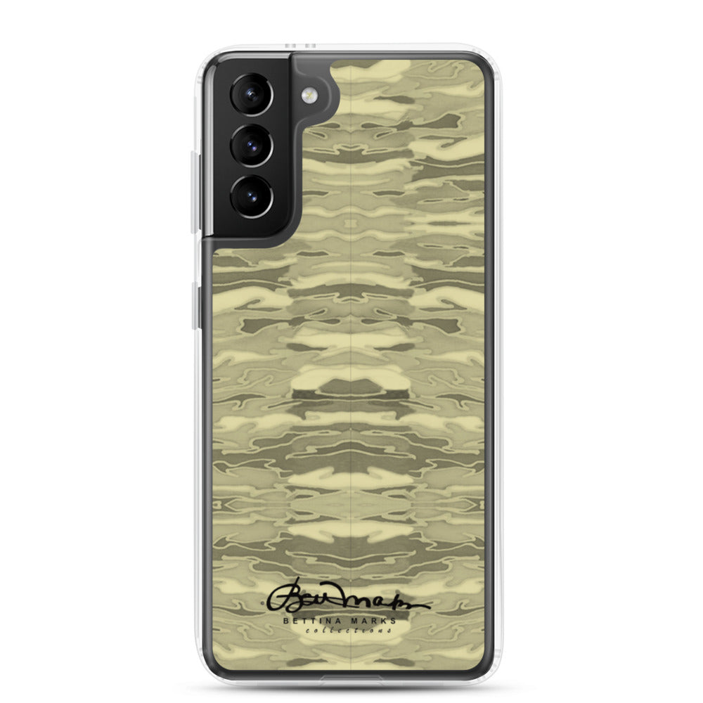 Khaki Lava Camouflage  Samsung Case (select model)